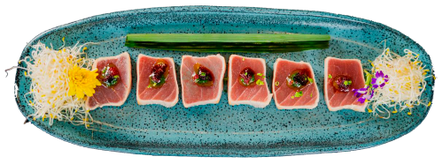 Imagem de sushis em um prato